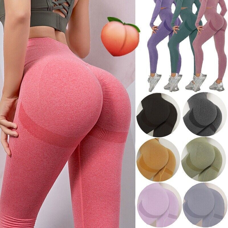 Women Anti-Cellulite Yoga Pants Push up Tik Tok Leggings Bum Butt Lift Sport Gym